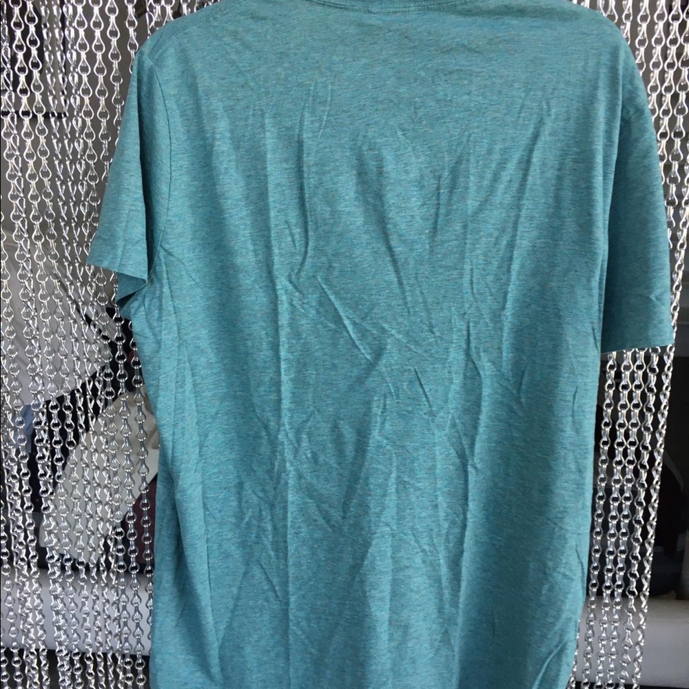 Green v neck Burberry tshirt
